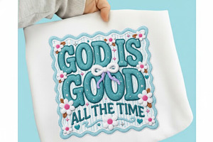 Faux Yarn God is Good Faith Shirt Pn, an Illustration by designcity5