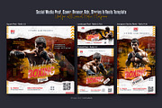 Boxing Social Media Post Template, a Social Media Template by Creative_View (Thumbnail 4 of 8)