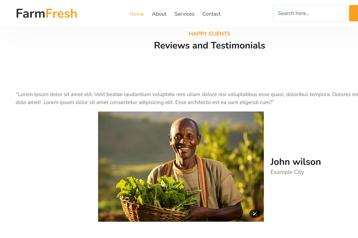 FarmFresh-Agricultural Template, a HTML Template by NomaTemplates (Photo 12 of 15)