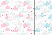 lovely clouds patterns collection!, a Pattern Graphic by Irene_Boiko_ART (Thumbnail 2 of 6)