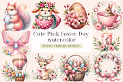Cute Pink Easter Day Sublimation, an Illustration by DreamArtGraphic (Thumbnail 1 of 4)