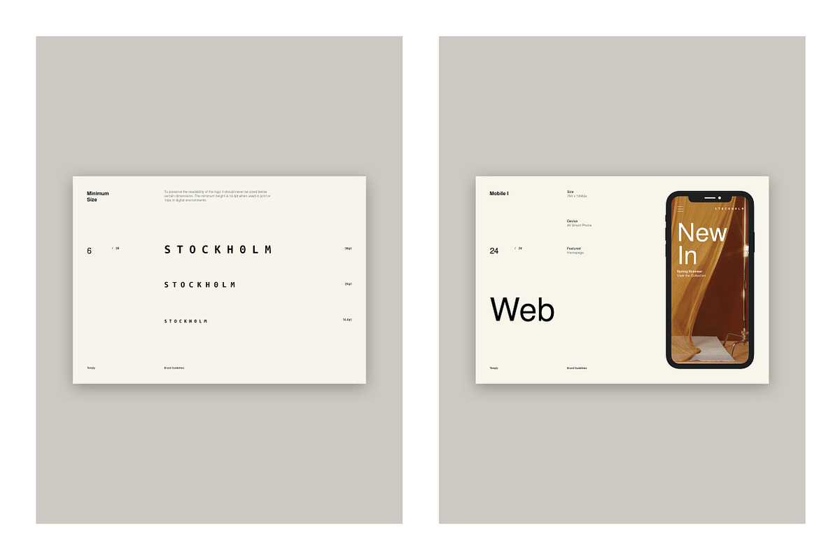 Brand Guidelines, a Brochure Template by T E M P L Y (Photo 10 of 19)