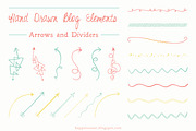 Hand Drawn Arrows and Dividers, an Object Graphic by Fathima's Studio (Thumbnail 1 of 2)