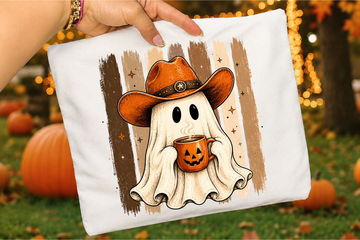 Cowboy Ghost PNG,Western Halloween, an Object Illustration by Libby Wishes (Photo 3 of 3)