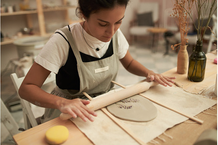 Artisan making decorative ceramics, an Arts & Entertainment Photo by Sergey Mironov's store