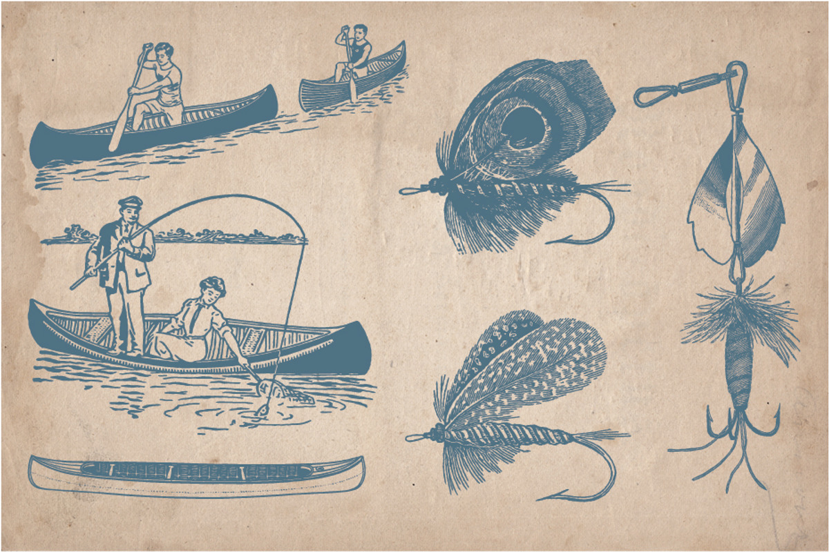 62 vintage outdoors illustrations, a Sport Illustration by Mr Vintage (Photo 4 of 8)