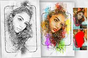 Pen Watercolor Photoshop Action, an Action Add-On by GorynArt (Thumbnail 17 of 23)