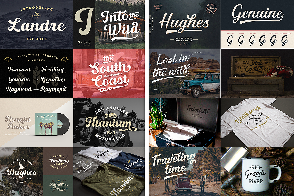 Modern Font Bundle, a Sans Serif Font by Larin Type Co. (Photo 15 of 32)