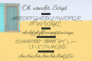 Oh Wonder Font + Bonus Font & Logos, a Script Font by theinkaffair (Thumbnail 8 of 9)