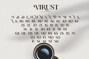 Virust _ Serif Ligature Font, a Serif Font by Penatic Studio (Thumbnail 9 of 10)