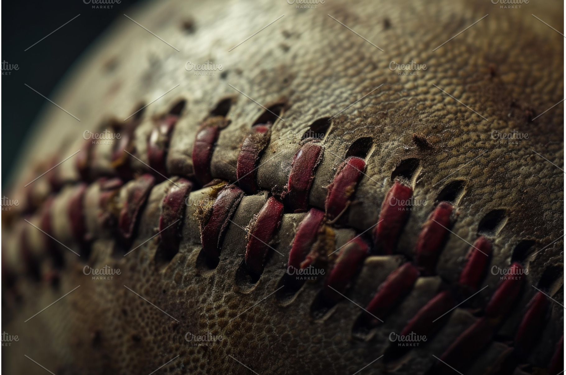 Captivating Baseball extreme closeup, a Sports & Recreation Photo by Ylivdesign