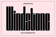 Windstone - Black Condensed Font, a Sans Serif Font by Variatype (Thumbnail 1 of 8)