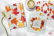 Golden | Watercolor Autumn set, a Decorative Illustration by Tanya Vollar (Thumbnail 5 of 14)