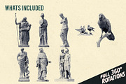 Aged Halftones - Collage Creator, an Object Graphic by Template Haven (Thumbnail 11 of 12)