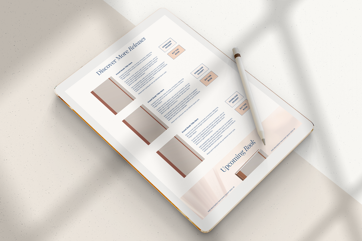 Author Sales Page, a Landing Page Template by Creatif Foundry (Photo 7 of 7)