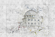 Arch Sketch Photo Effect Template, an Action Add-On by MRI STUDIO (Thumbnail 28 of 33)