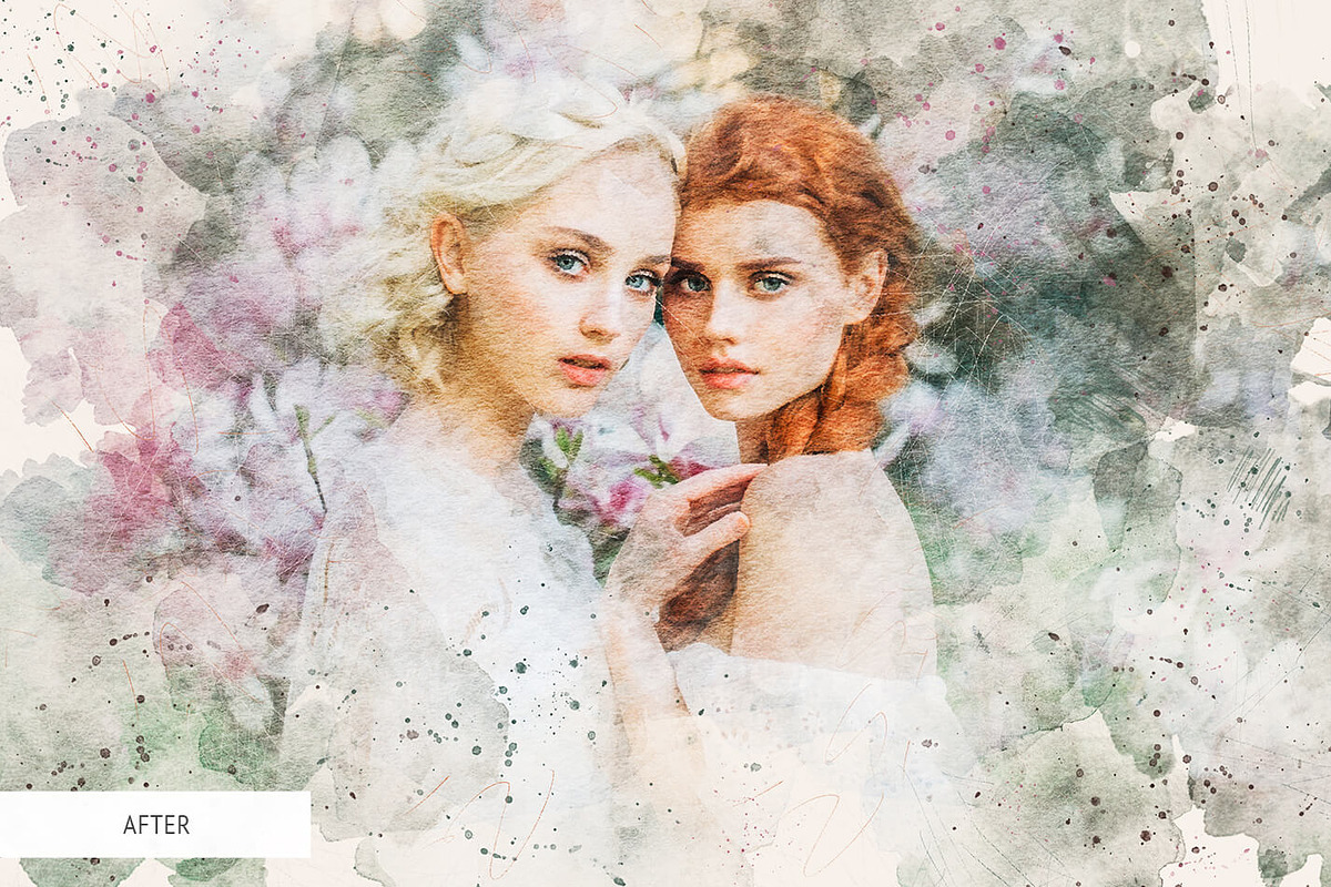 Photoshop Actions - Watercolor Paint, an Action Add-On by FixThePhoto (Photo 14 of 32)