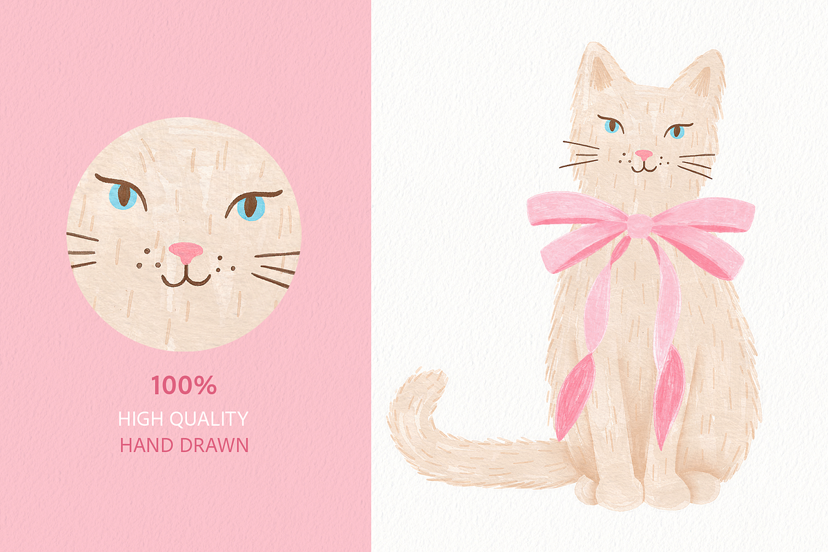 Pink Coquette Clipart Collection, an Object Illustration by Leysan Shayak (Photo 2 of 10)