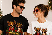 Reindeer King and Queen CutePNG, an Object Graphic by Star Graphic Design (Thumbnail 1 of 6)