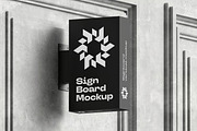 Signboard Vertical Mock-up, an Advertising Mockup by zippypixelstudio (Thumbnail 10 of 14)