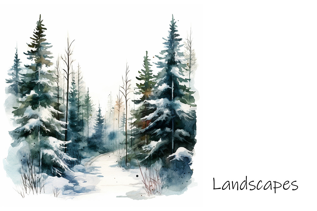 Watercolor forest animals clipart, an Object Graphic by KomtsyanTatyanaArt (Photo 8 of 10)