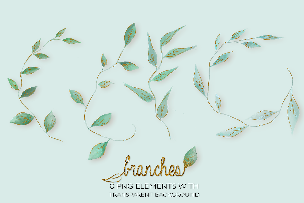 Branches & Splatter Kit, a Brush Add-On by PandoraDreams (Photo 6 of 38)