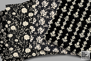 Black Distressed Cottagecore Shabby, a Pattern Graphic by Fine Purple Elephant (Thumbnail 2 of 5)