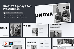 Unova - Creative Agency Pitch, a Presentation Template by SLAB! Design