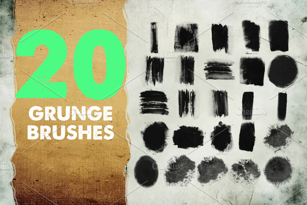 57 Essential Grunge Textures Pack preview 3
