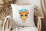 Funny,Slice Baby  Sticker PNG, an Illustration by DreamCafeArt (Thumbnail 4 of 7)