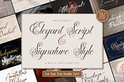 90% OFF! Elegant Script Font Bundle, a Script Font by Denustudios (Thumbnail 1 of 10)