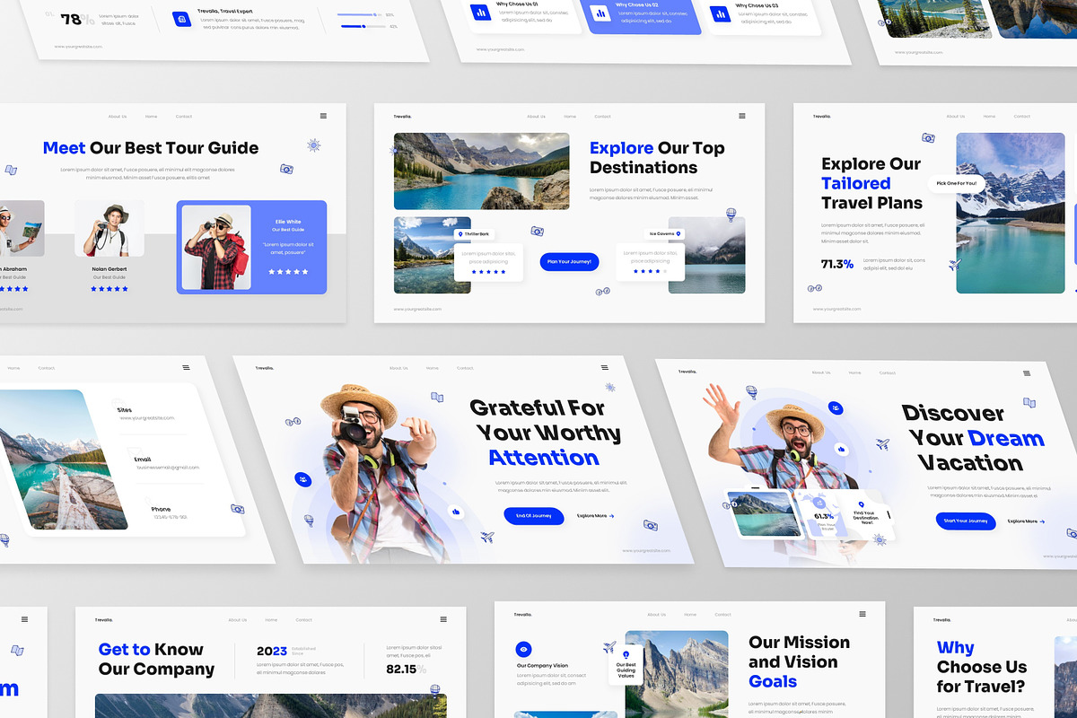 Travel Vacation Keynote Template, a Presentation Template by MtvtdArt (Photo 6 of 6)