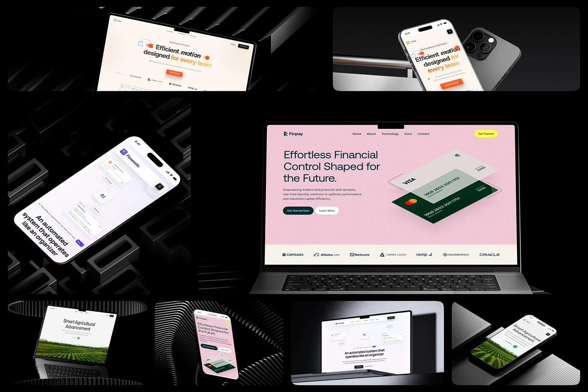 Multiconcept Landing Page #3 UI KIT, an UI Kit Template by Creative Perspective (Photo 7 of 8)