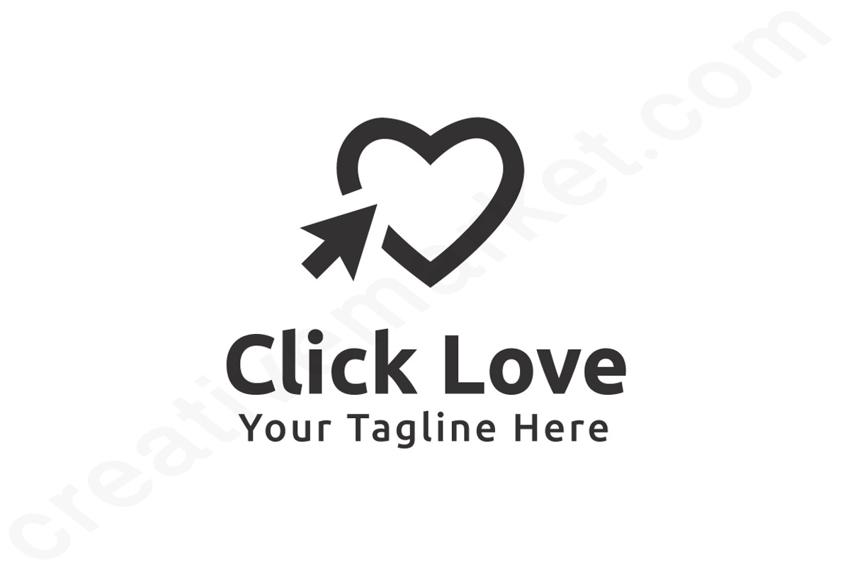 Click Love Logo Template, a Branding & Logo Template by Logo20 (Photo 2 of 2)