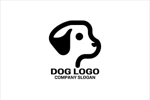 Minimal Dog Logo, a Branding & Logo Template by Vectorium Studio