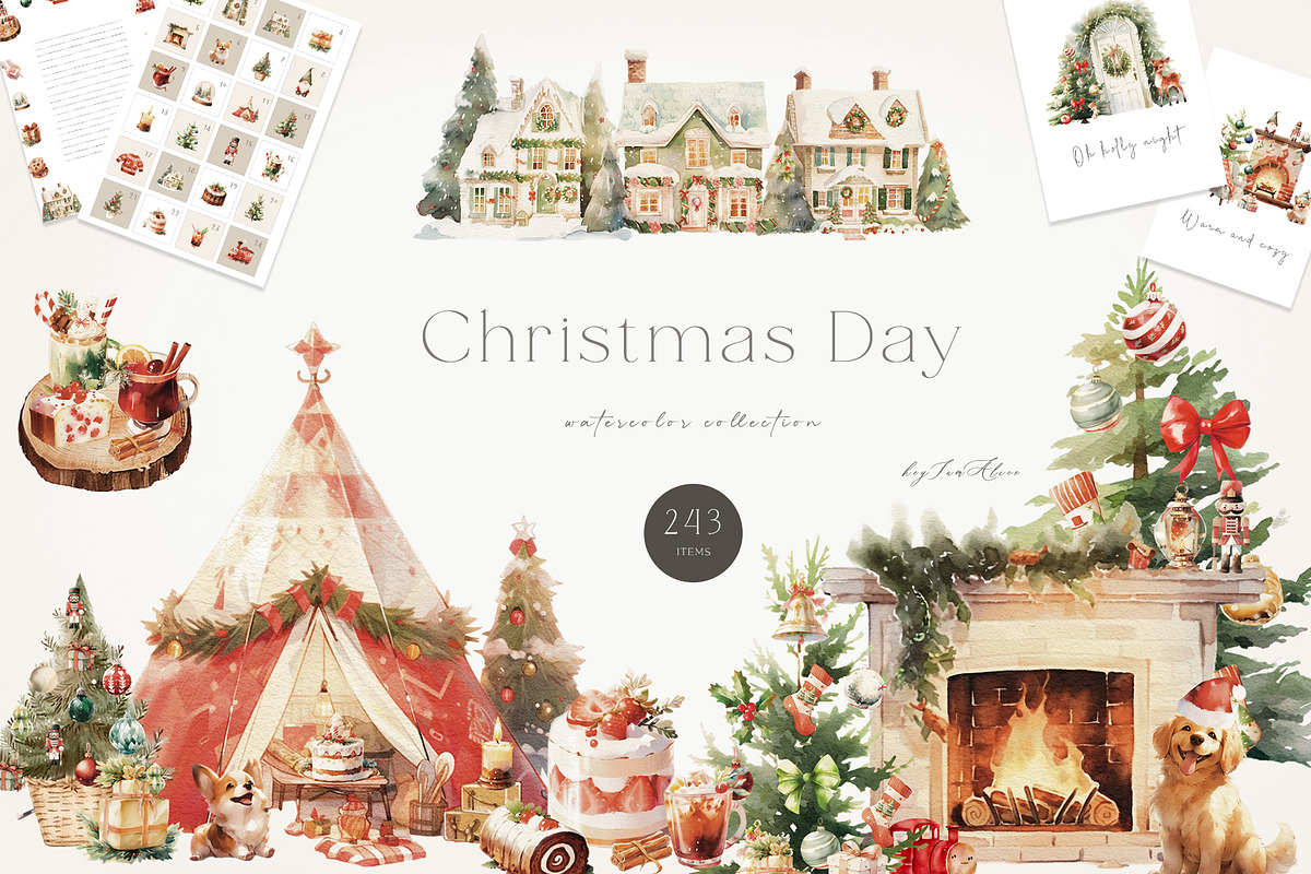 Christmas day, an Illustration by heyiamalice (Photo 1 of 19)