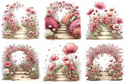 Spring Flowers Pathway Clipart, an Illustration by Daily.Designs (Thumbnail 5 of 8)