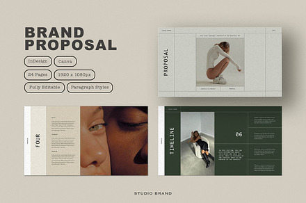 COS | Proposal | Canva & InDesign, a Magazine Template by Studio Brand