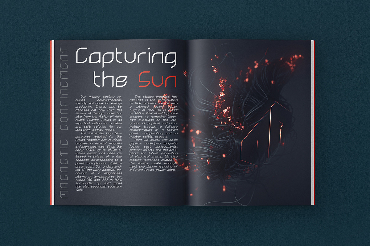 Magnetica Font - Modern Sans Serif, a Sans Serif Font by ARTE MIGUEL (Photo 3 of 6)