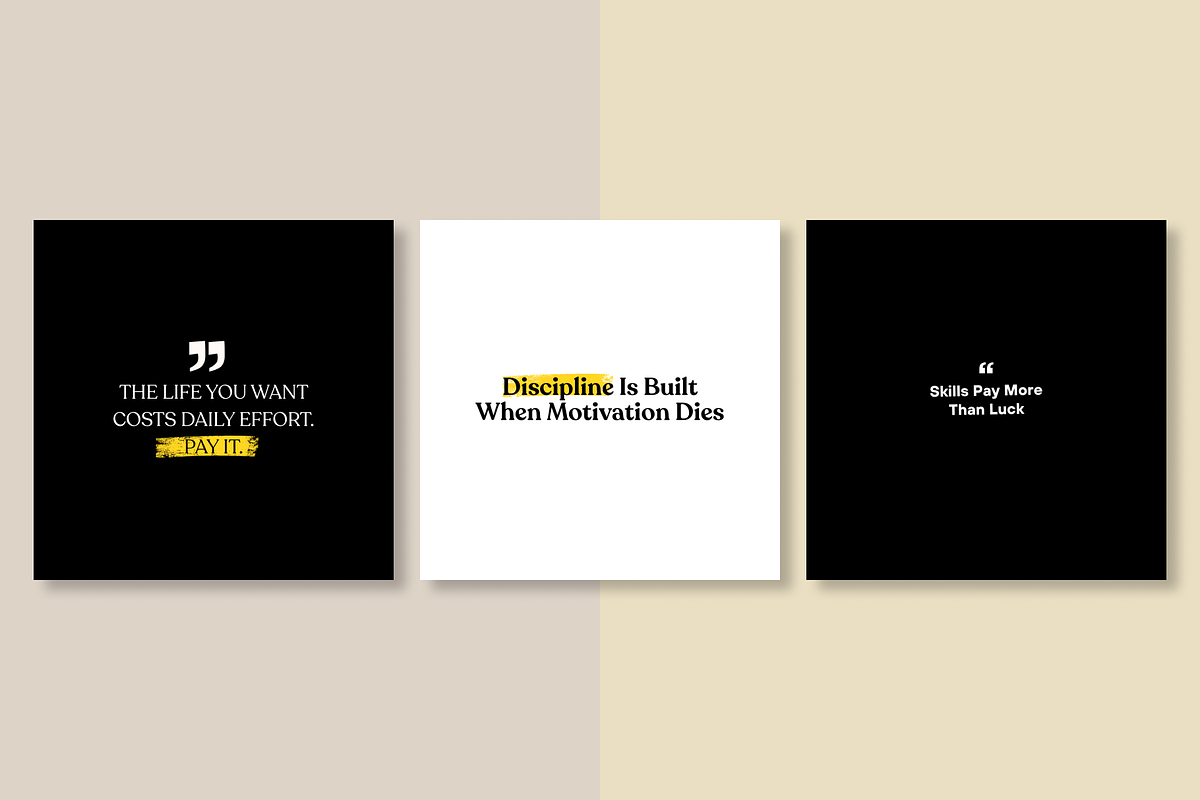 50 inspiring instagram template, a Social Media Template by RB Boutique (Photo 2 of 9)