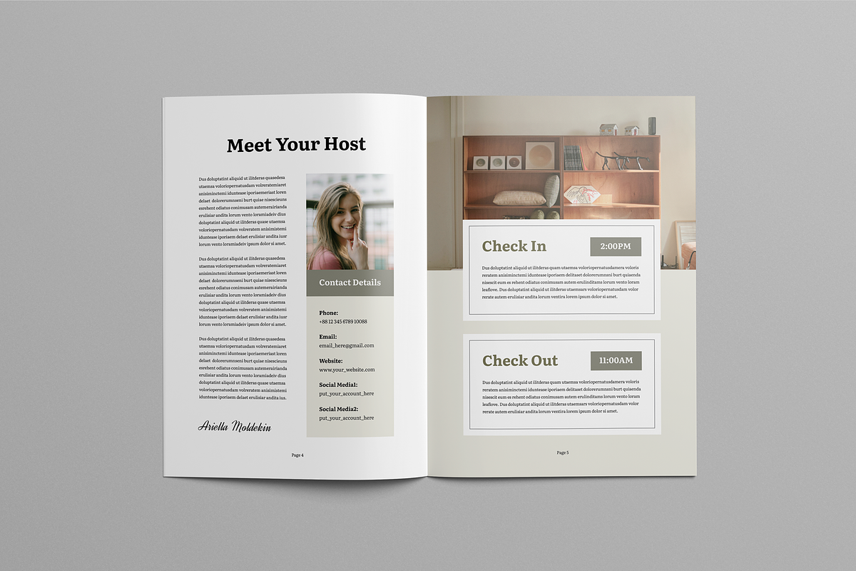 Welcome Guide Book Brochure, a Magazine Template by Leaflove (Photo 3 of 10)