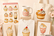 Kawai cat clipart bundle, an Object Illustration by HeavensStar (Thumbnail 8 of 9)