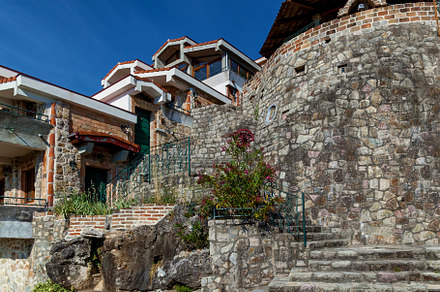 Architecture of the Old Town in Montenegro, an Architecture Photo by Photostock
