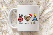 Peace Love Christmas Sublimation Des, an Illustration by Libby Wishes (Thumbnail 2 of 8)
