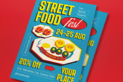 Street Food Fest Flyer Set, a Flyer Template by graphicook (Thumbnail 2 of 3)