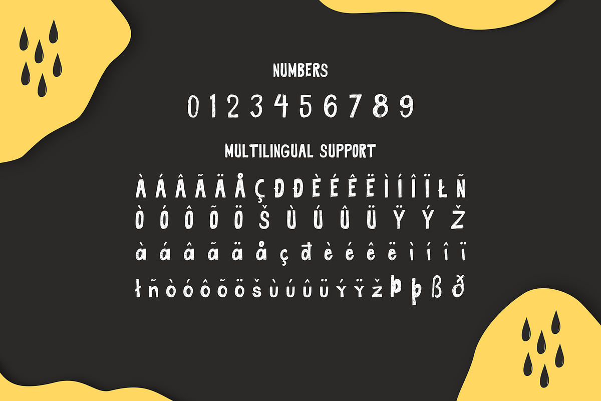 twice bake potatoes - Font Trio, a Font by takoliko (Photo 14 of 16)