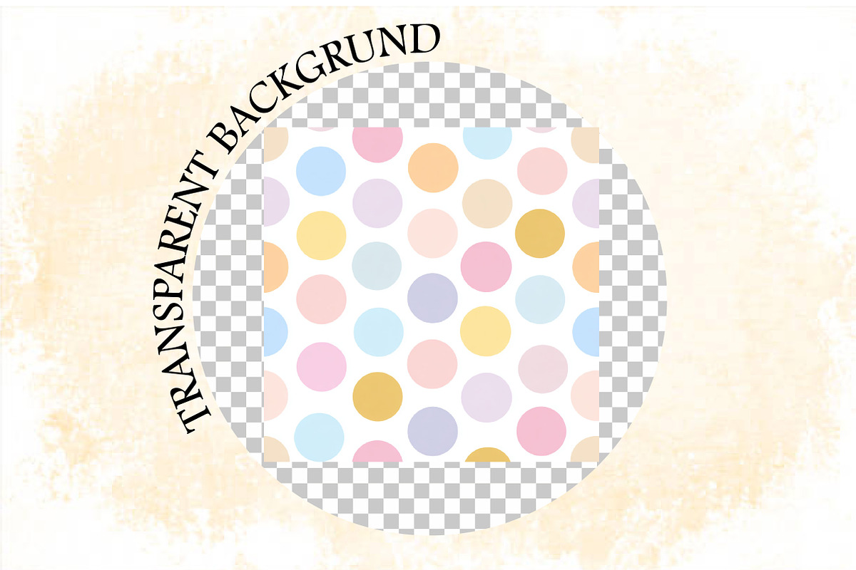 Pastel Polka Dot Seamless Patterns, a Pattern Graphic by SVGArt (Photo 5 of 9)
