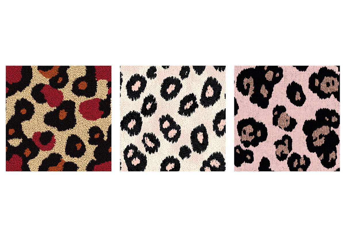 Leopard Knitted Seamless Pattern, a Pattern Graphic by CreationArt (Photo 7 of 7)