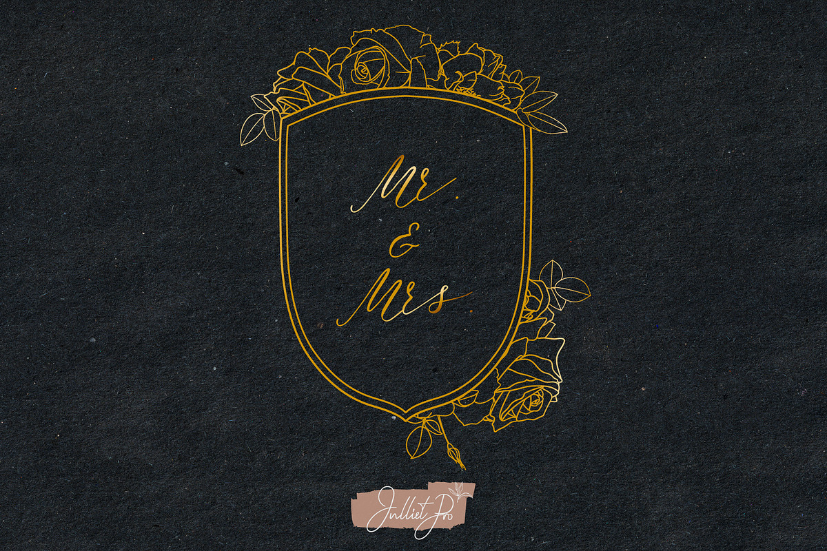 Vintage Roses Wedding, an Object Graphic by JuDesign (Photo 5 of 5)