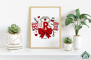 Valentine Nurse Faux Yarn PNG, an Illustration by Craft Nest (Thumbnail 3 of 4)